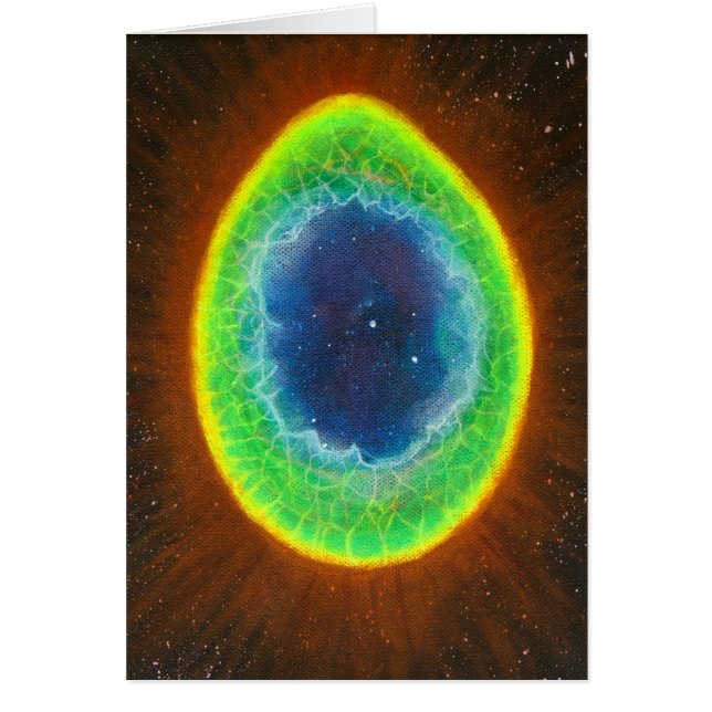 Cartão Nebula do anel (Frente)