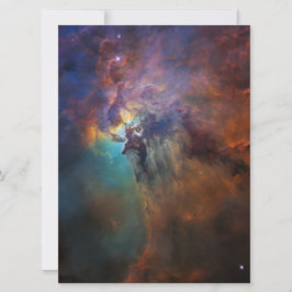 Cartão Nebulosa de Lagoa (Imagem Espacial Astronômica) (U