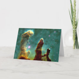 Cartão Nebulosa de M16 Eagle ou colunas da criação