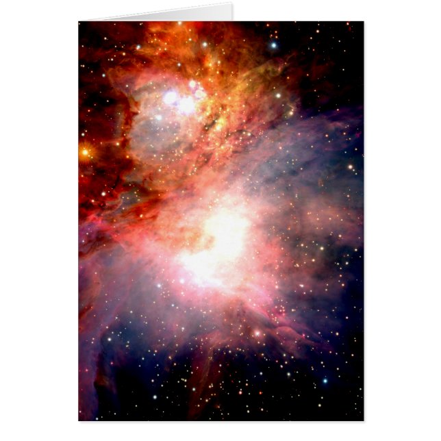 Cartão Nebulosa do Espaço (Frente)