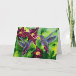 Cartão Nectar Collectors Greeting Card