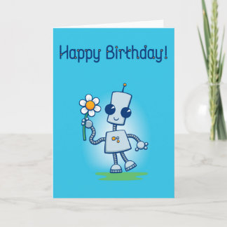 Cartão Ned's Flower Birthday Card