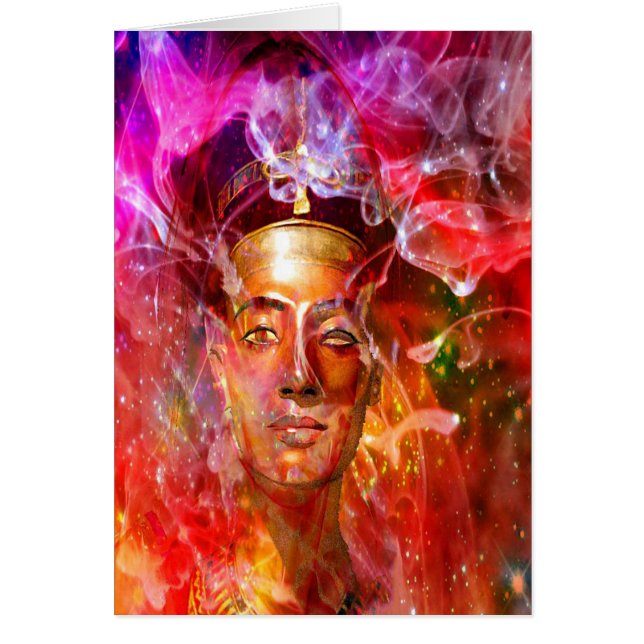 Cartão Nefertiti Egípcia (Frente)