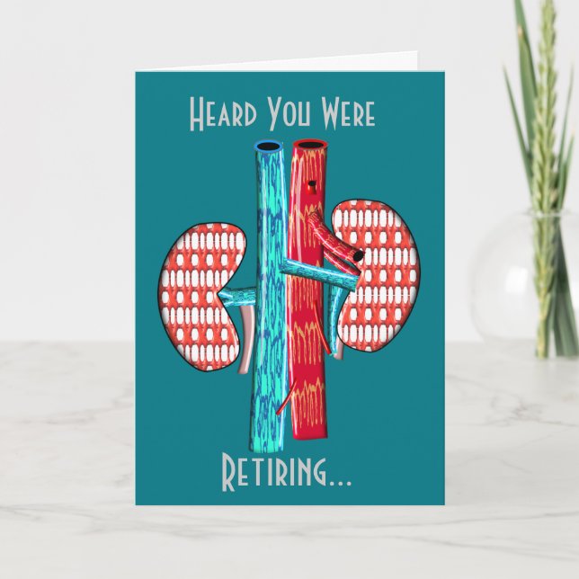 Cartão Nefrologista Aposentado Arte Renal (Frente)