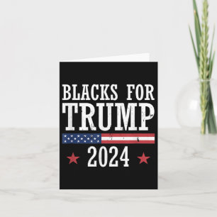 Cartão Negros Para A Eleição Presidencial De Trump 2024