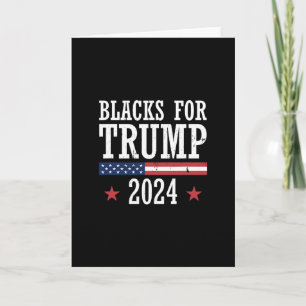 Cartão Negros Para Trump Eleição Presidencial Republicano