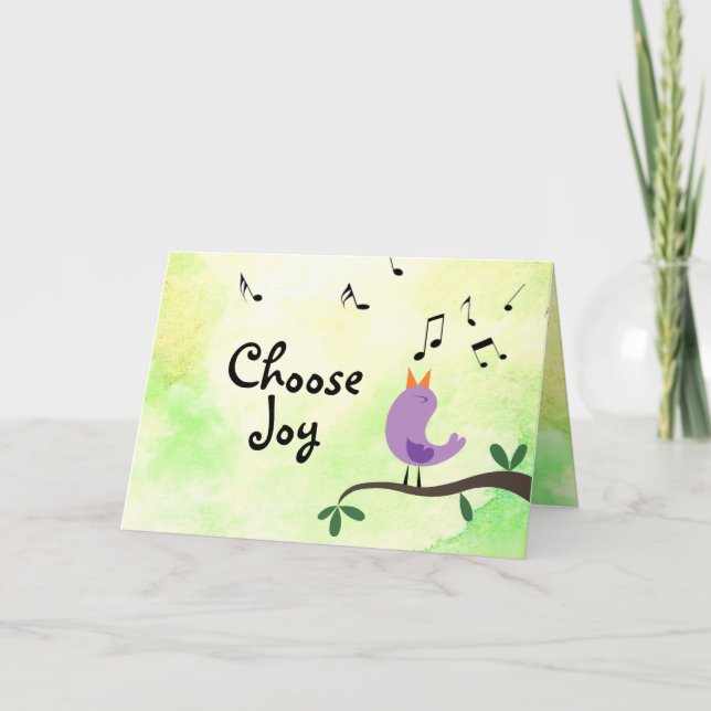 Cartão Nehemiah 8:10 Joy of the Lord is Your Strength (Frente)