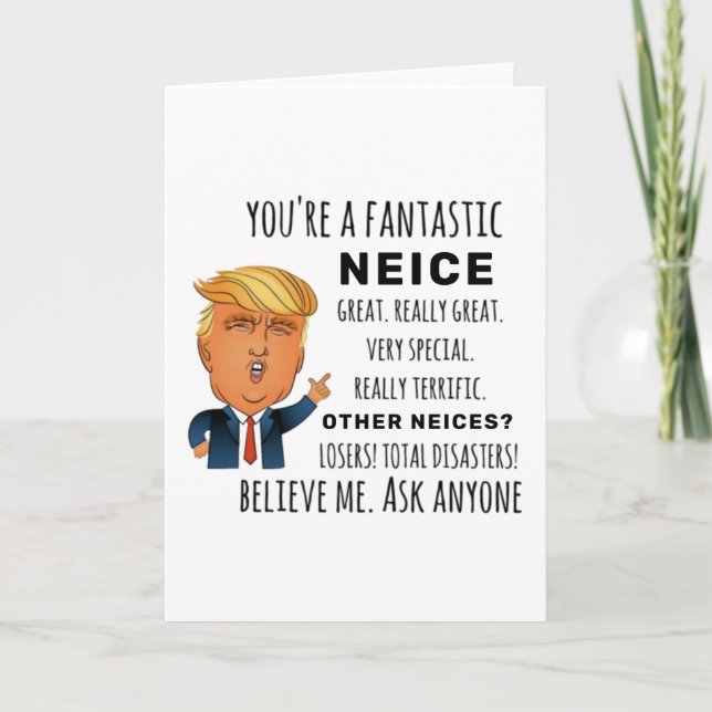 Cartão Neice Best Gift (Frente)