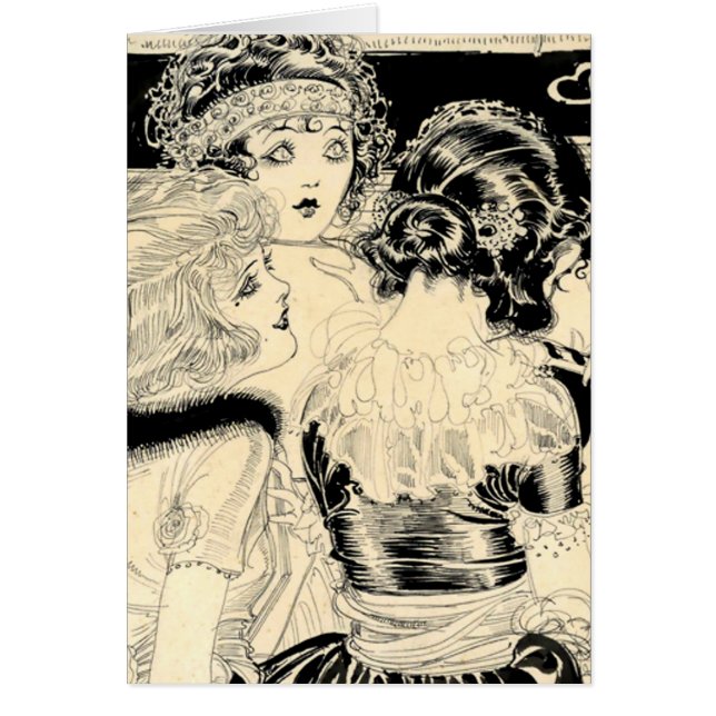 Cartão Nell Brinkley's Vivacious Flapper #16 (Frente)