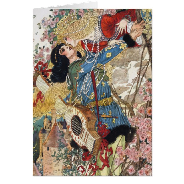 Cartão Nell Brinkley's Vivacious Flapper #4 (Frente)