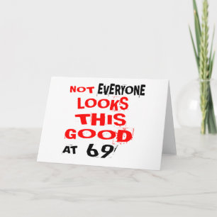 Cartão Nem Todos Parecem Tão Bons No Desenho De 69 Aniver