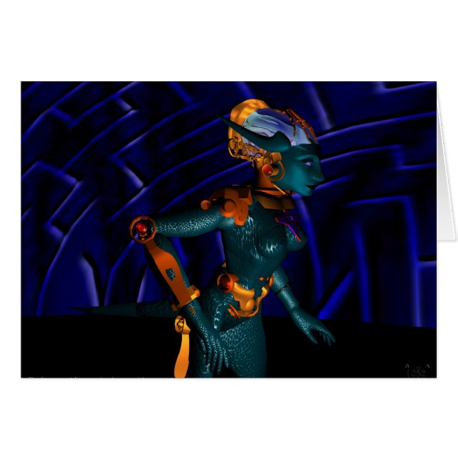 Cartão NEMES / HYPER ANDROID / Ficção científica (Frente Horizontal)