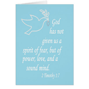 Cartão Nenhum espírito do medo