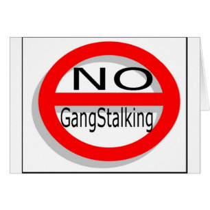Cartão Nenhum Gangstalking