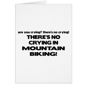 Cartão Nenhum grito - Biking da montanha