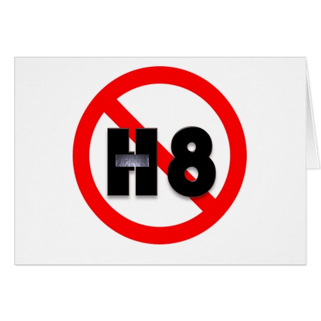 Cartão Nenhum ódio (Frente Horizontal)