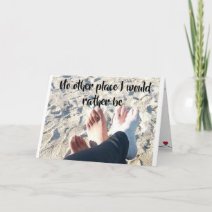 CARTÃO "NENHUM OUTRO LUGAR EU PREFERENCIALMENTE" **NOSSO 