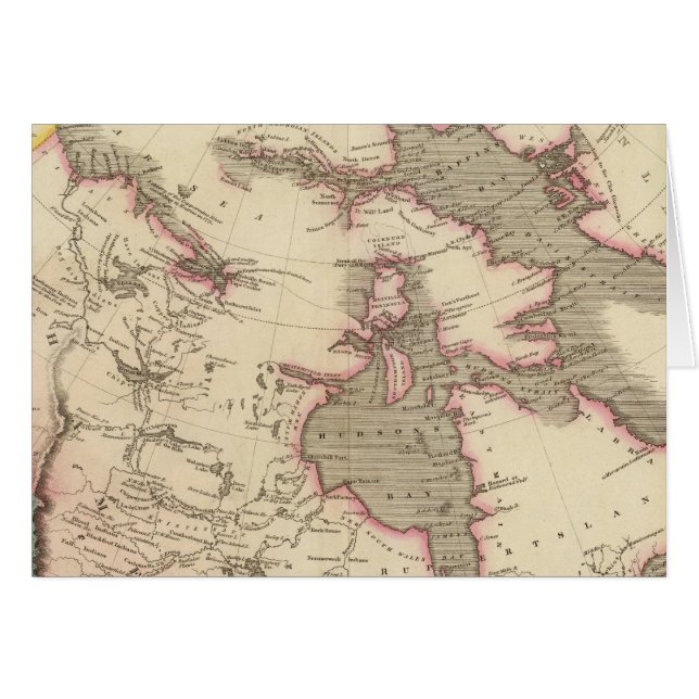 Cartão Nenhum patrimônio britânico americano (Frente Horizontal)