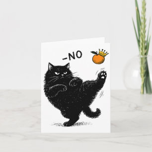 Cartão Nenhum Rei Na América Gato Preto Meme Político Div