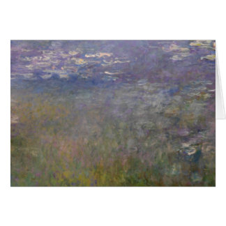 Cartão Nenúfares por Claude Monet Impressionismo Vintage