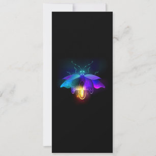 Cartão Neon Firefly a preto