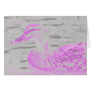 Cartão Neon Glow Duck