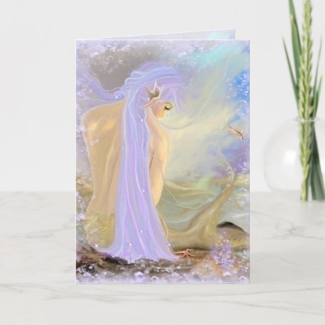 Cartão Neon-Haired Mermaid (new card) (Frente)