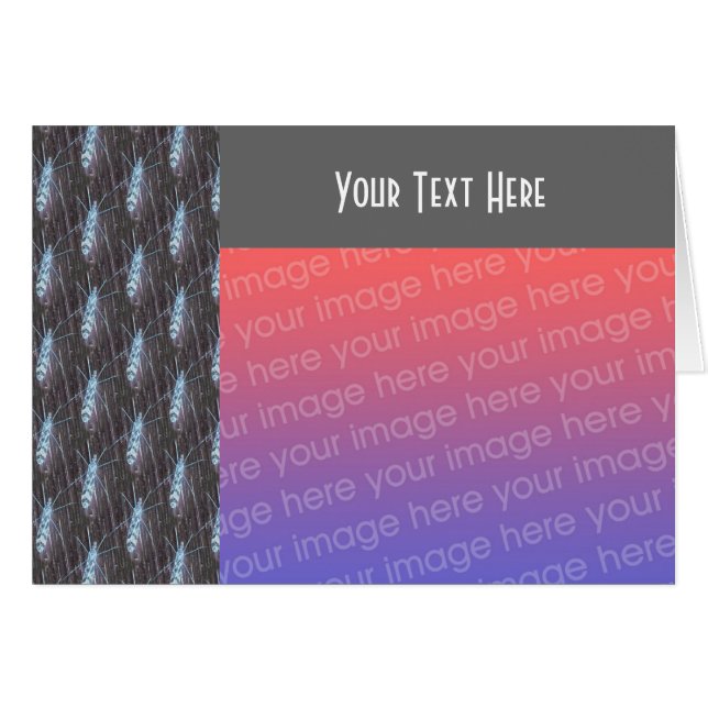 Cartão Neon Inseto Natureza (Frente Horizontal)