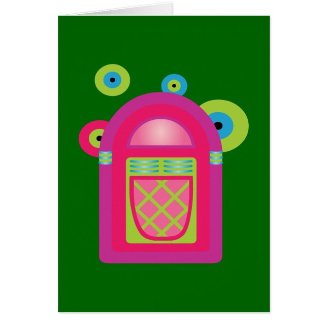 Cartão Neon Jukebox (Frente)