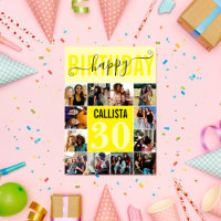 Neon Pastel Yellow 12 Foto: Aniversário personaliz