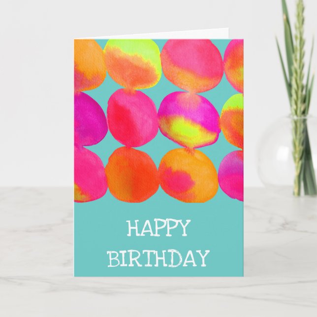 Cartão Neon Pop art (Frente)