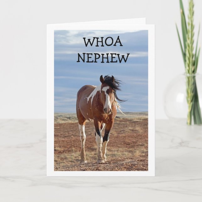 CARTÃO "NEPHEW" DE ANIVERSÁRIO FELIZ (Frente)