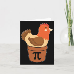 Cartão Nerd De Matemática Engraçado De Frango, Engenheiro