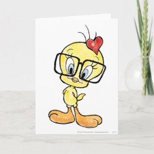 Cartão Nerd de Tweety
