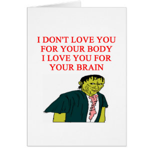 Cartão Nerd do geek do ZOMBI