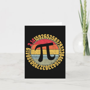 Cartão Nerdy Math Pi - Símbolo Mathlete