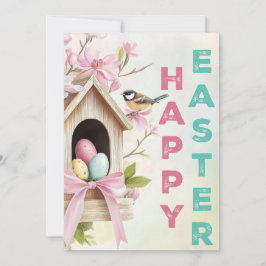 Cartão Nestled Blessings – Easter Birdhouse Charm