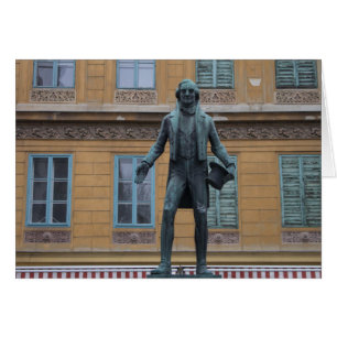 Cartão Nestroy Denkmal, Viena Áustria