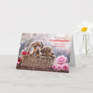 Cartão Neta Feliz Dia dos Namorados Cachorros Fofo