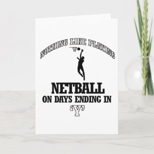 Cartão NETBALL designs