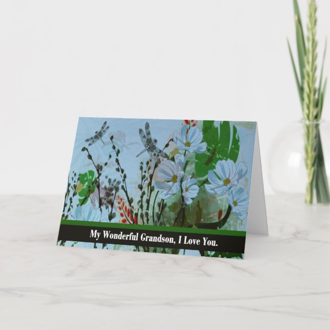 Cartão Neto, adeus da avó terminal doente (Frente)