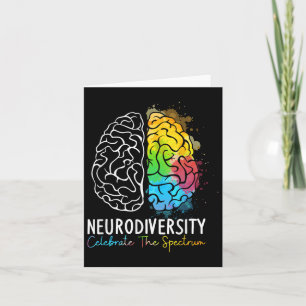 Cartão Neurodiversidade - Autismo Espectro Asd Adhd Arco-