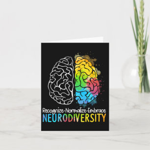 Cartão NeuroDiversidade Autismo Espectro Asd Arco-Íris Br