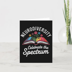 Cartão Neurodiversidade Celebra O Autismo Do Livro Do Esp