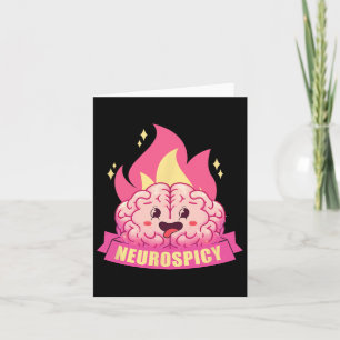 Cartão Neurospicção Adhd Asd Autism Kawaii B