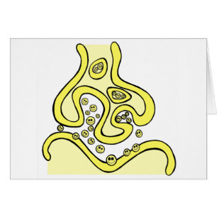 Cartão Neurotransmissores sorridentes