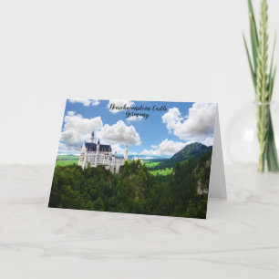 Cartão Neuschwanstein Castle Bavaria Alemanha Fotografia