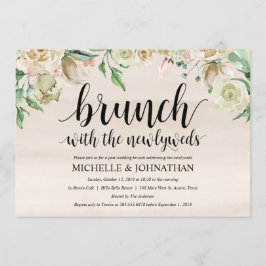 Cartão neutro do convite da refeição matinal do