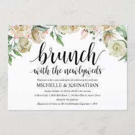 Cartão neutro do convite da refeição matinal do