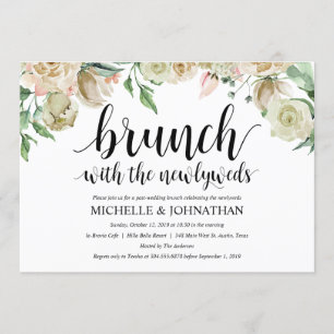 Cartão neutro do convite da refeição matinal do